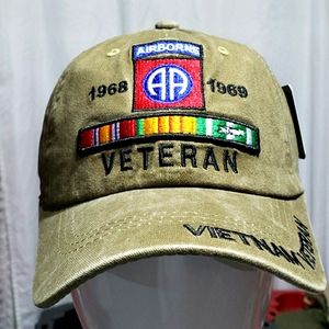 MILITARY 82nd ABDiv Vietnam  68 - 69 Hat